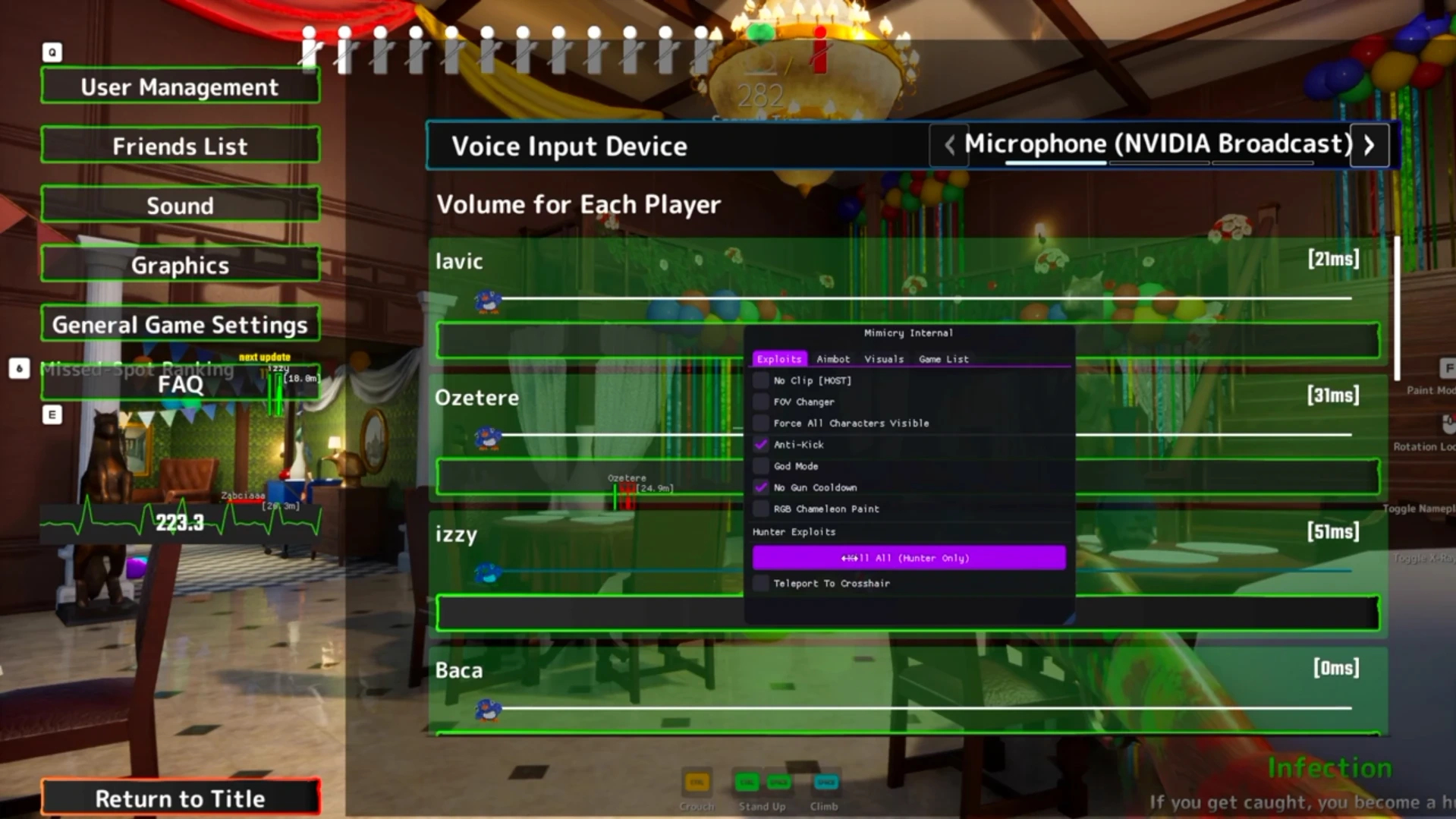 Mimicry: Meccha Chameleon Cheat
