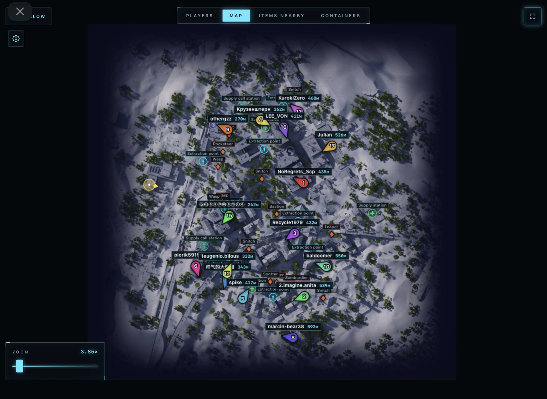 Arcane: ARC Raiders Browser Radar