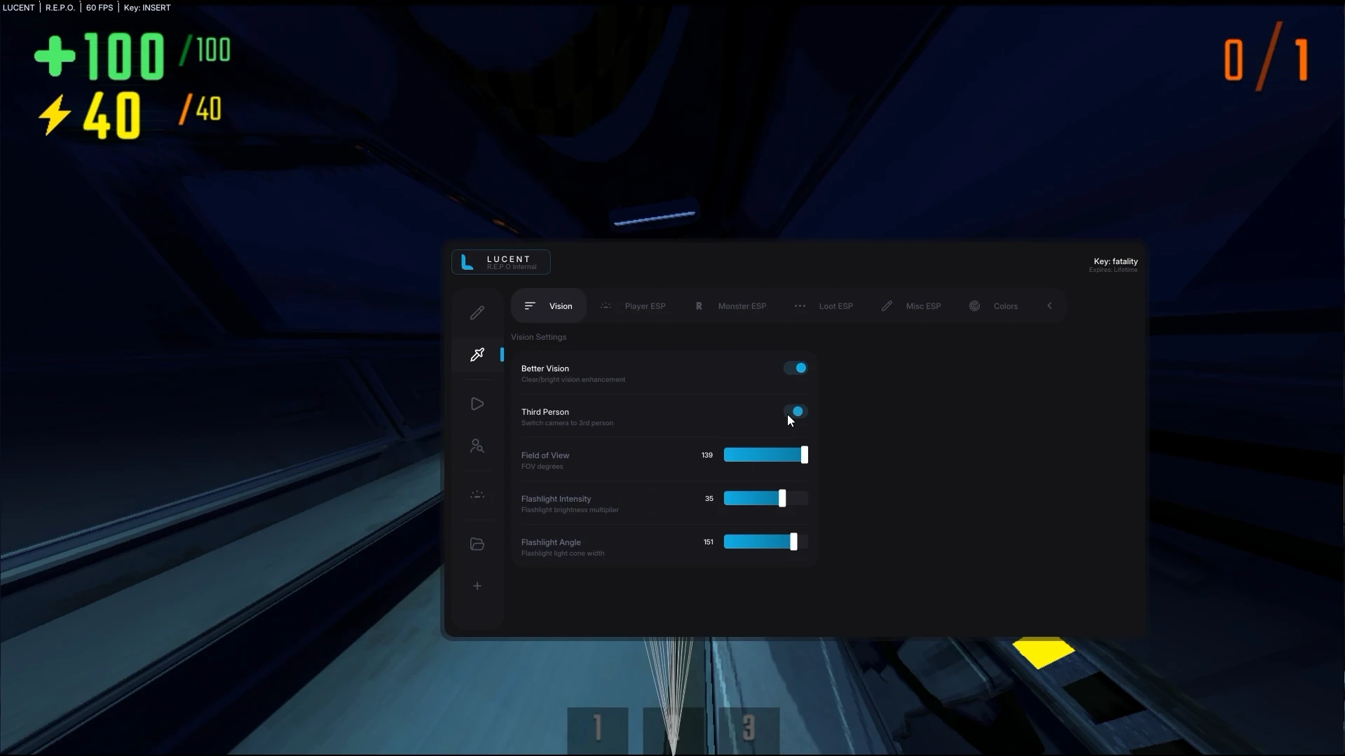 Lucent: R.E.P.O Internal Cheat