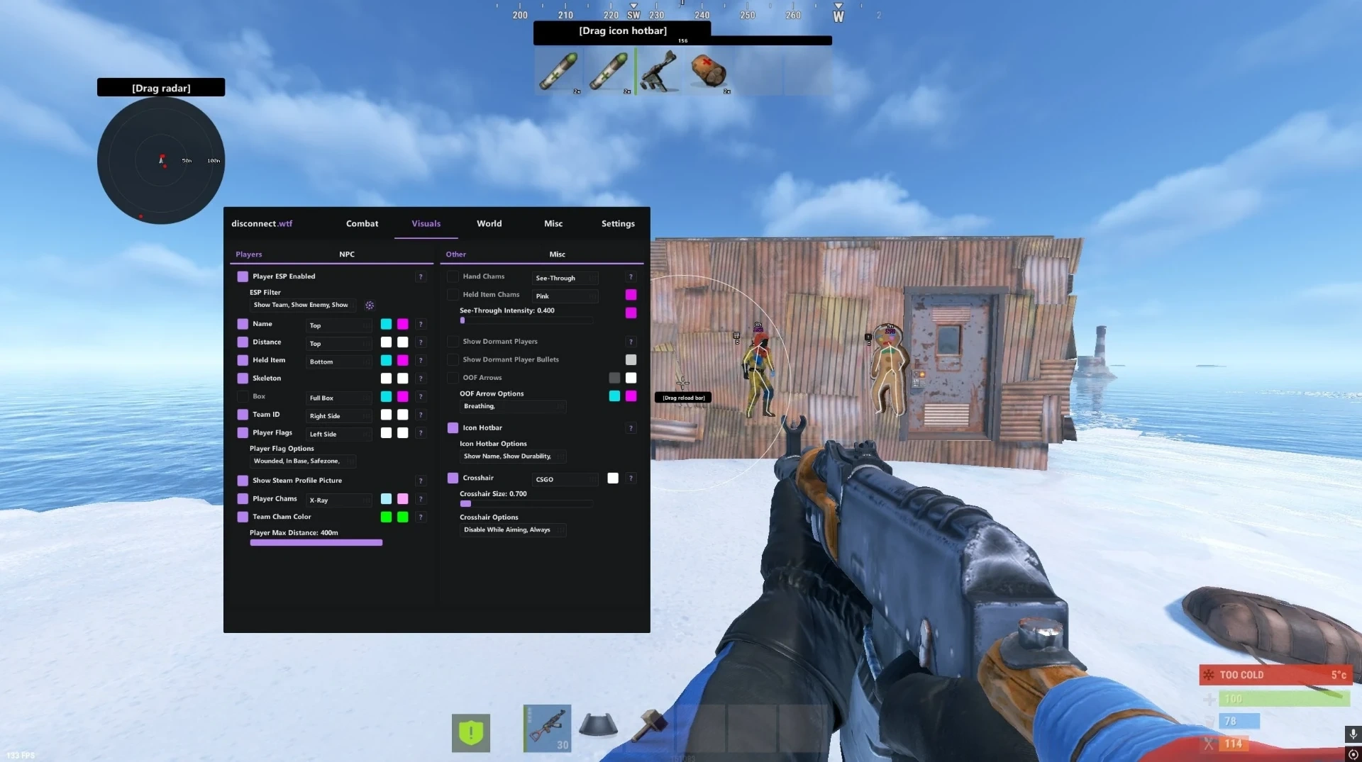 Disconnect: Rust Internal Cheat